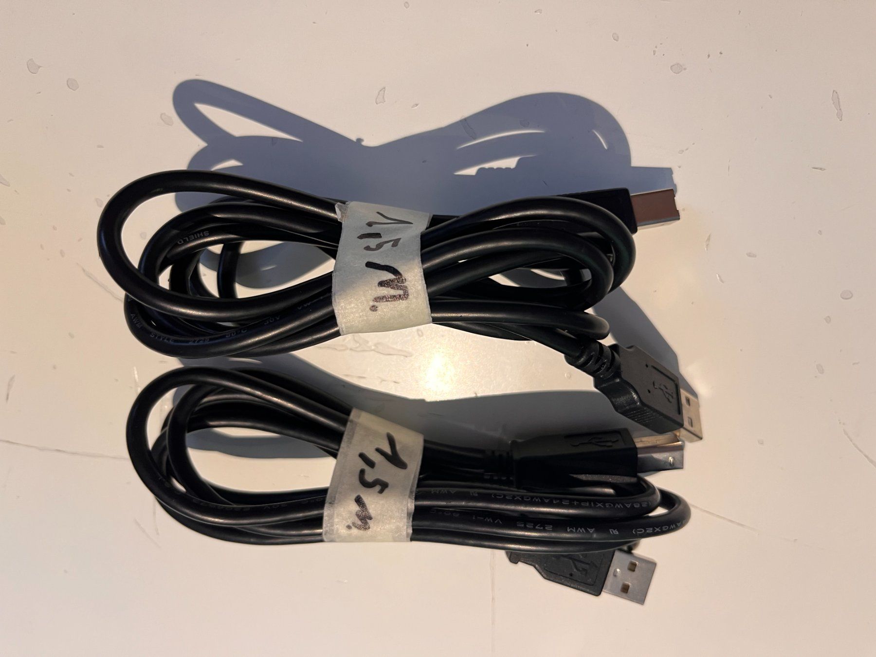 Kabel: USB-Kabel Type B 1.5 Meter – Gebraucht aus Bern von PJB