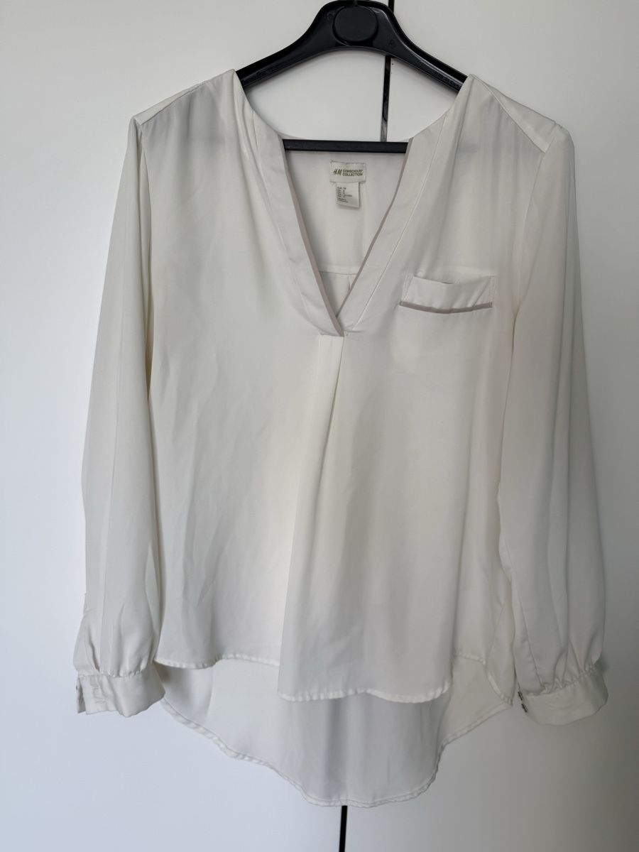 H&M Camicette: H&M Conscious Bluse, Gr. 38, Crème – Usato da Olten venduto da smashbox