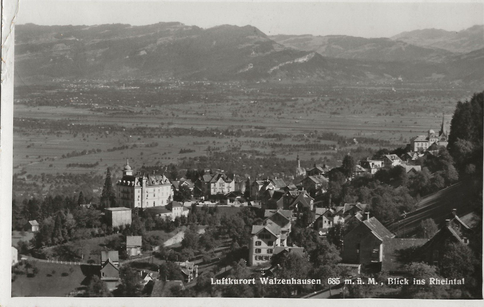 Cartoline postali: Kurort Walzenhausen, 1944 – Usato da Frauenfeld venduto da Merk52