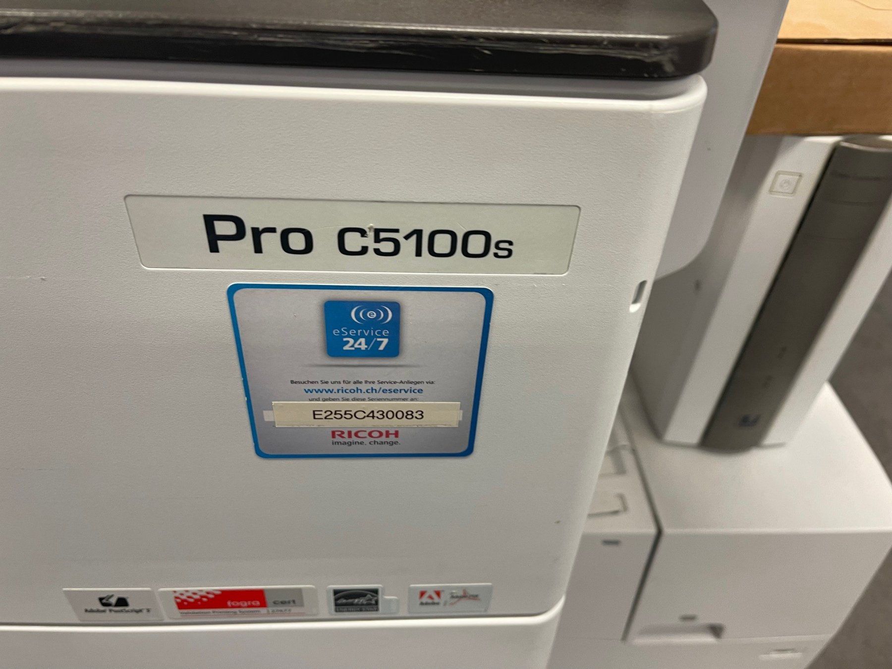 Ricoh Fotocopiatrici: Farbkopierer Ricoh MP C5100S Professional – Usato da Wängi venduto da Bmo 1