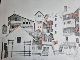 INDERBITZI HEINZ LITHOGRAPHIE SIGNIERT NUMMERIERT