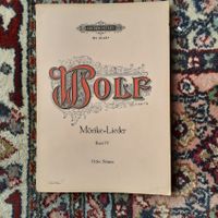 Wolf Mörike-Lieder Band IV Notenbuch Hohe Stimme