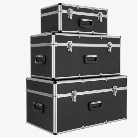 Arebos 3er Set Tragbarer Transportkoffer