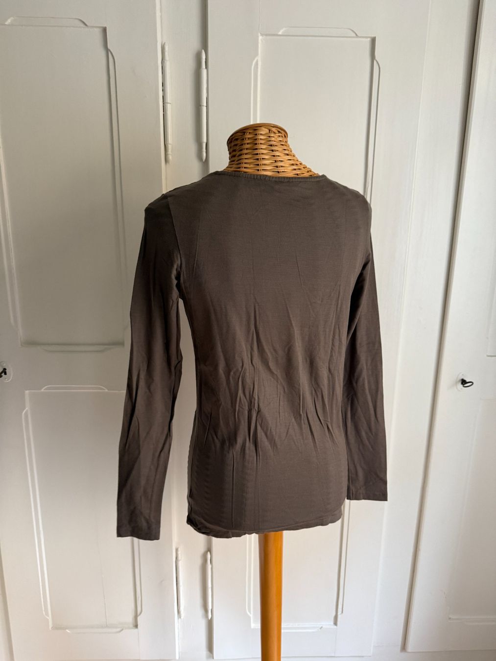 Zimmerli T-shirt: ZIMMERLI - Langarmshirt dunkelbraun M – Usato da Zürich venduto da Diazaio 2