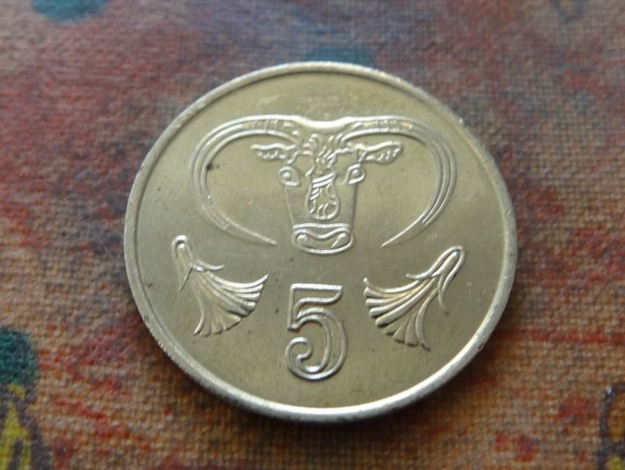 Alle Münzen: CHYPRE  5  Cents  1988 – Gebraucht aus Romanel-sur-Lausanne von Swift13