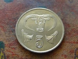 CHYPRE  5  Cents  1988