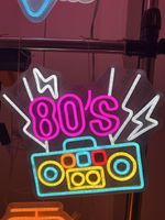 Neon Leuchtreklame 80er Jahre Stil - NEU! Retro