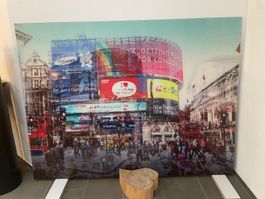 XXL Wandbild London Piccadilly Circus 120×160 cm Acrylglas