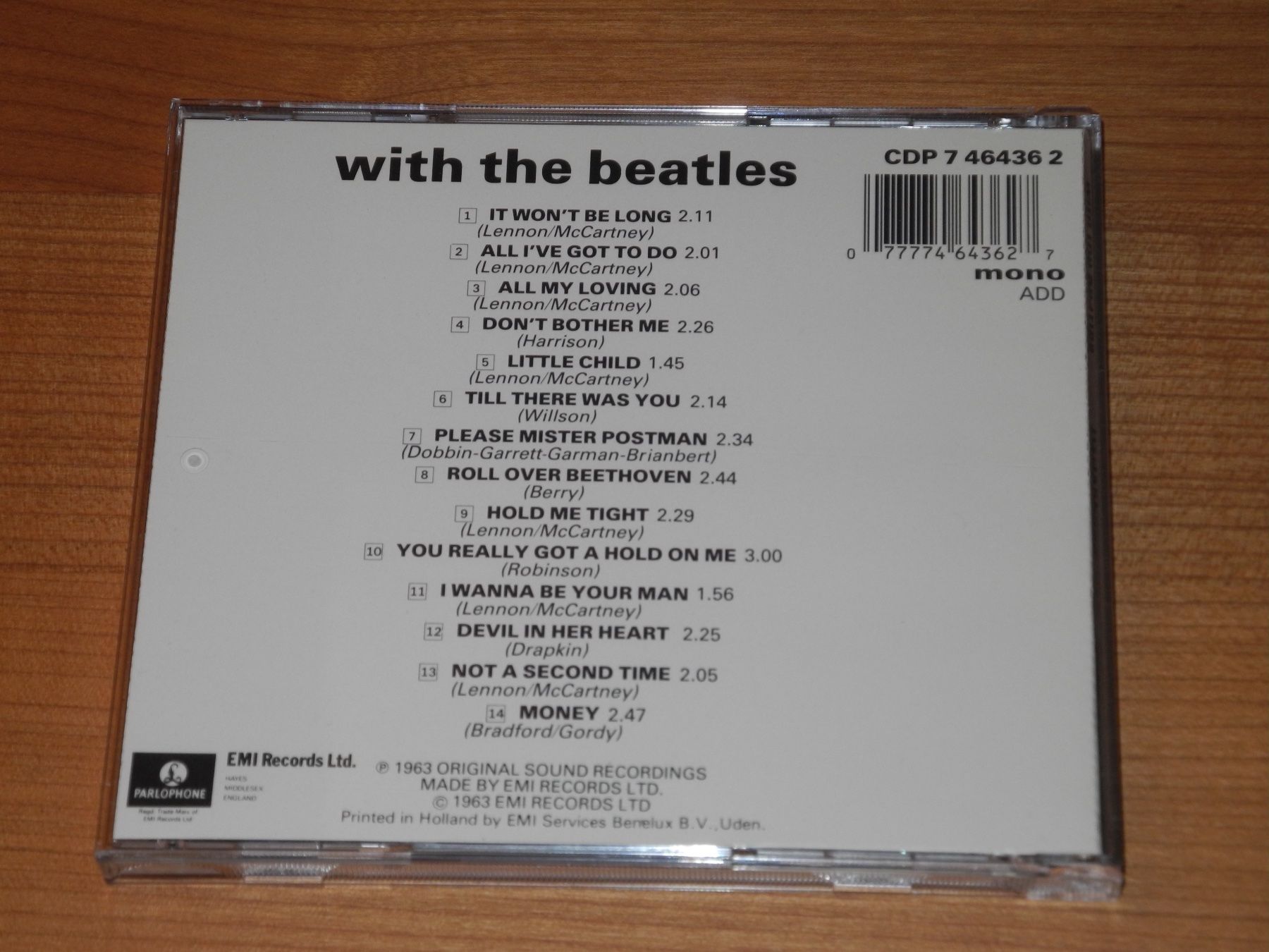 CD: THE BEATLES: WITH THE BEATLES - PARLOPHONE – Nuovo (secondo la descrizione) da Fahrwangen venduto da Swirl2 2