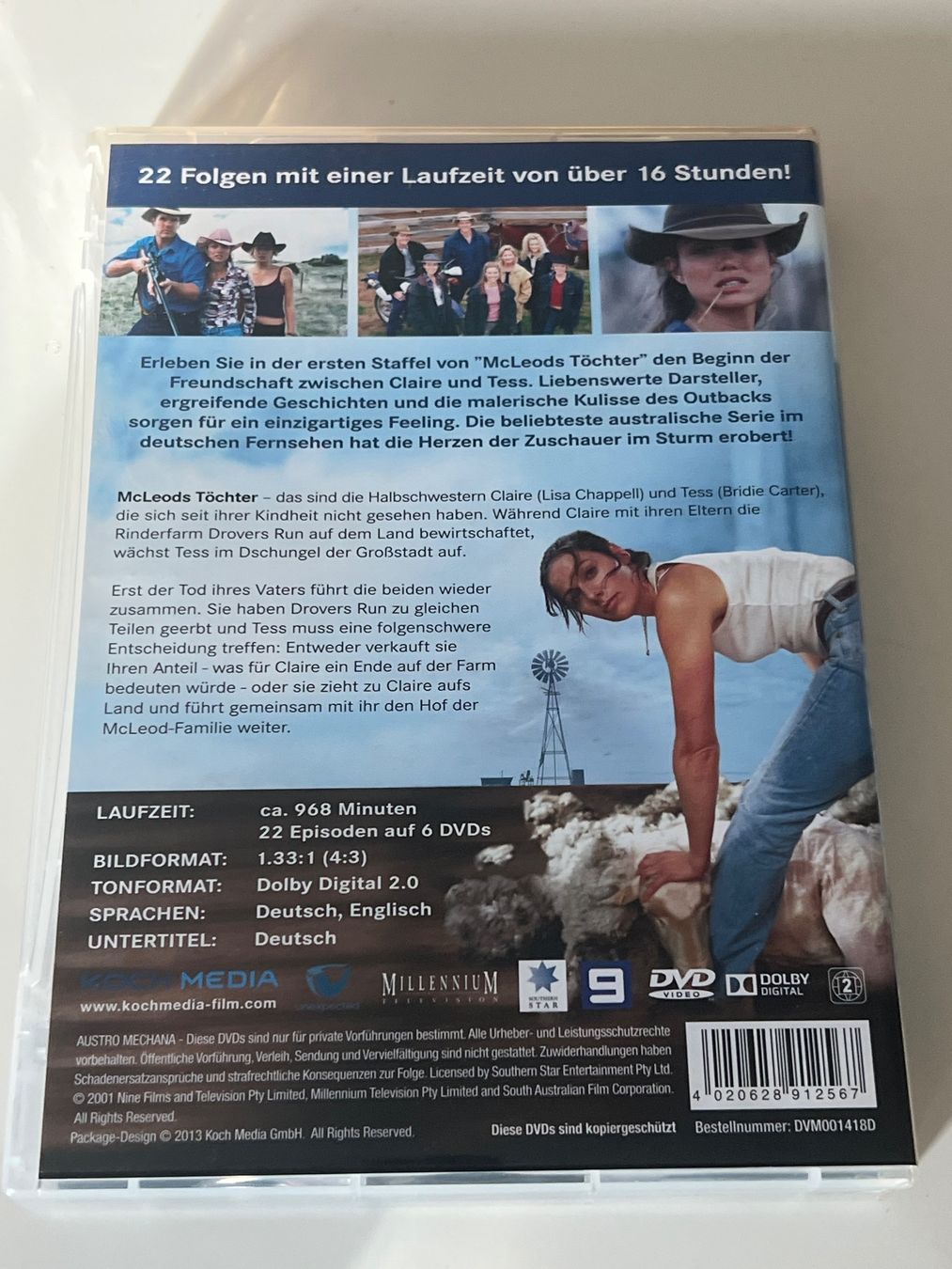 Tutti i DVDs: McLeods Töchter - Staffel 1, DVD Box-Set – Usato da Altstätten SG venduto da sheamus 1