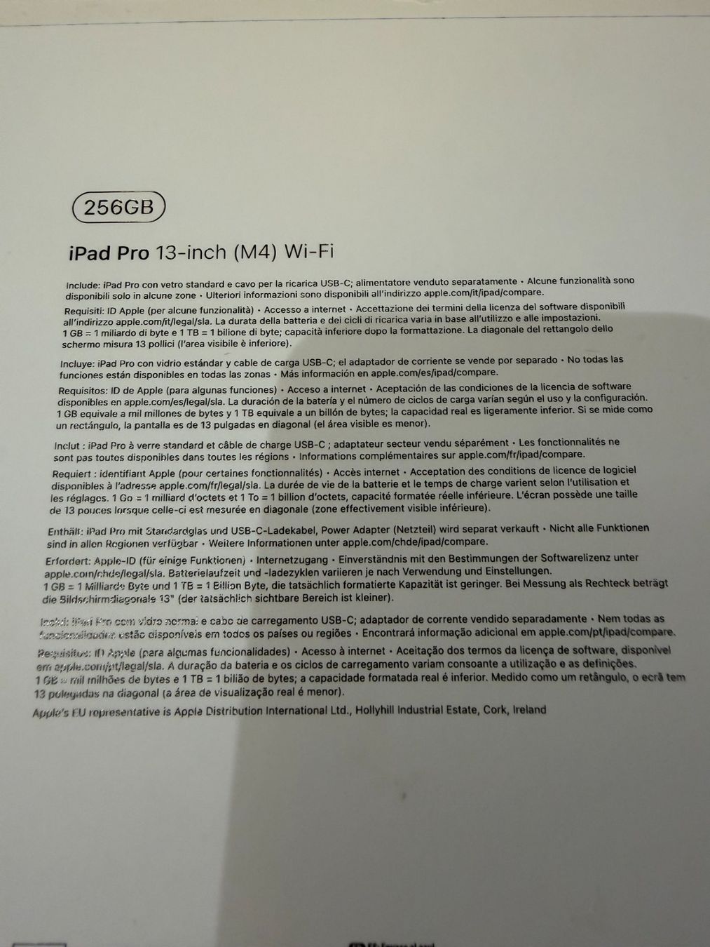 Apple Tablet PC: Apple iPad Pro M4 13" – Usato da Thalwil venduto da LeCh1ffre 8