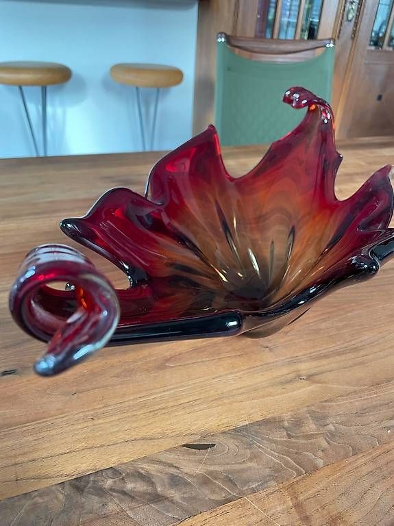 Murano Bicchieri: Muranoschale in Rottönen – Usato da Neerach venduto da Allerlei_2009 3
