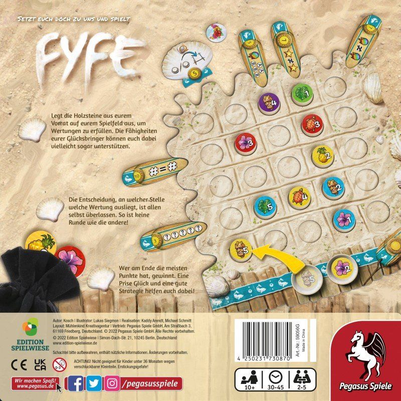 Pegasus Spiele Giochi: Spiel FYFE – Nuovo e nell'imballaggio originale da Uster venduto da Ludit 1
