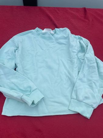 Mädchen Pullover 134 mint hellgrün pastell