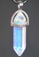 Halskette Z-119 – Glas Säule - 3 x 1 cm