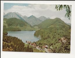 AK ca.1960 Hohenschwangau Alpsee Tiroler Allgäuer Alpen D