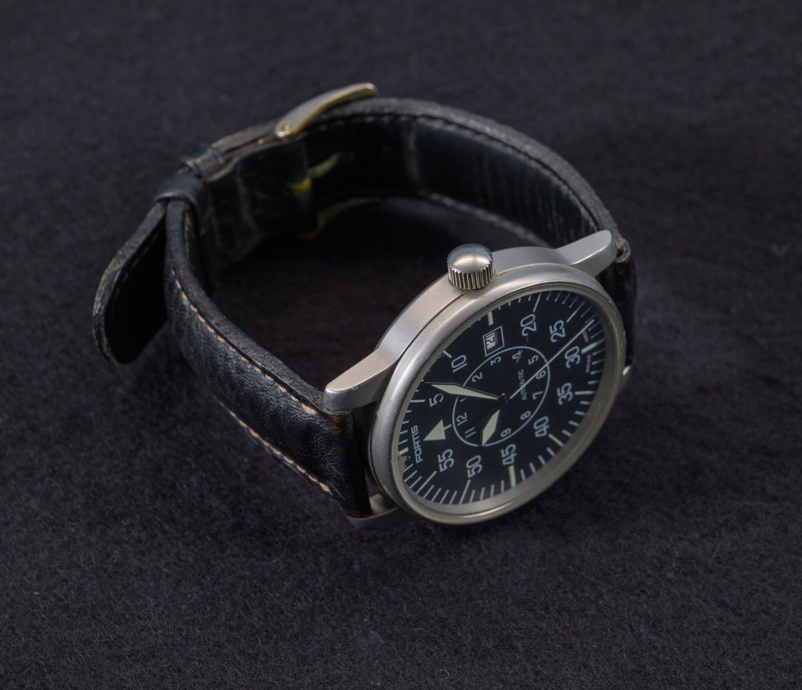 Fortis Uhren: FORTIS Classic Pilot Automatic Date Referenz 593.10.46 – Gebraucht aus Zürich von An-Fu 6