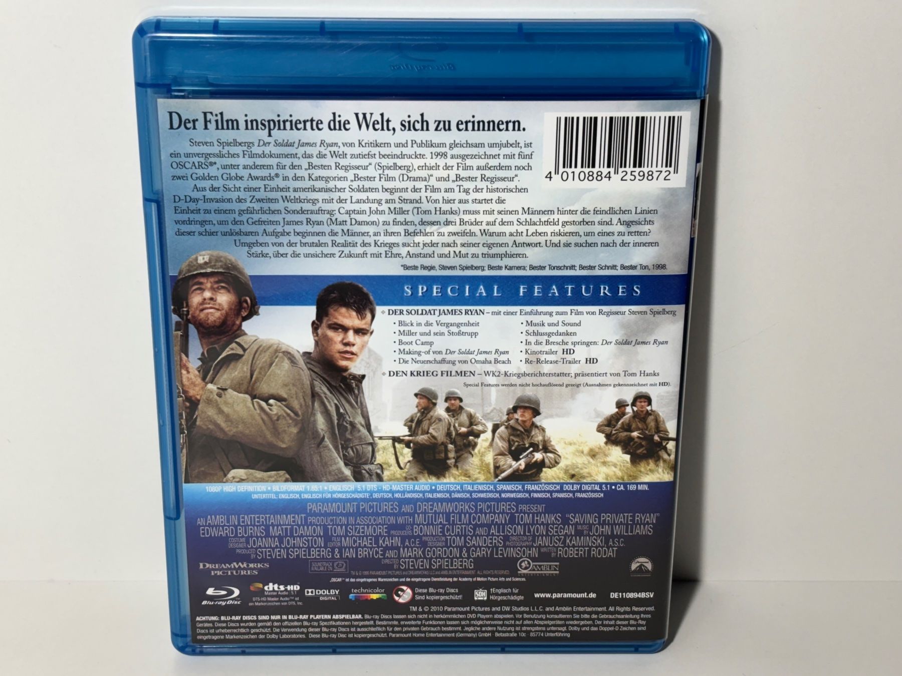 Tutti i DVDs: Der Soldat James Ryan Blu Ray – Usato da Wilderswil venduto da Mr.Fury 1