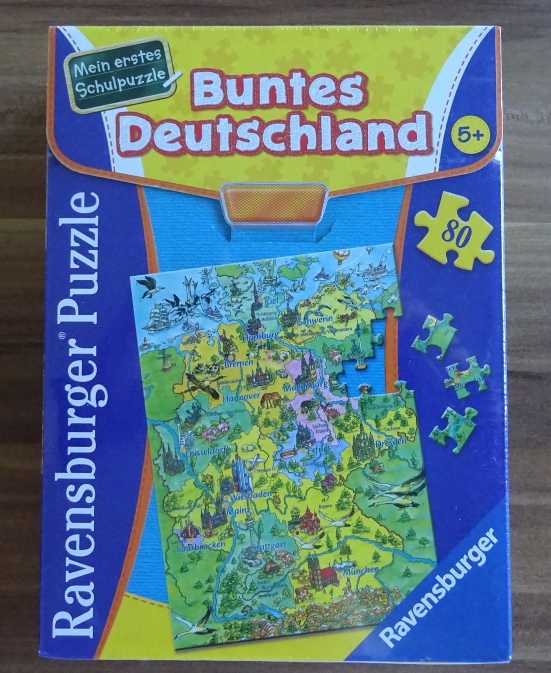 Ravensburger Puzzle: Ravensburger Puzzle Buntes Deutschland – Nuovo e nell'imballaggio originale da Wagenhausen venduto da Kahlen