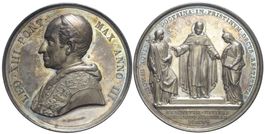 Rom, Leo XIII., Silbermedaille AN III (1880)