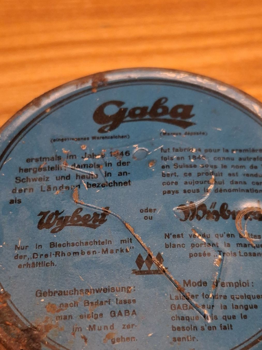 Dosen: GABA Tableten Blechdose – Gebraucht aus Ganterschwil von HeidiuPeter 2