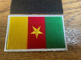 Kamerun Cameroon Patch Sticker Aufnäher 8x5 cm Grösse neu