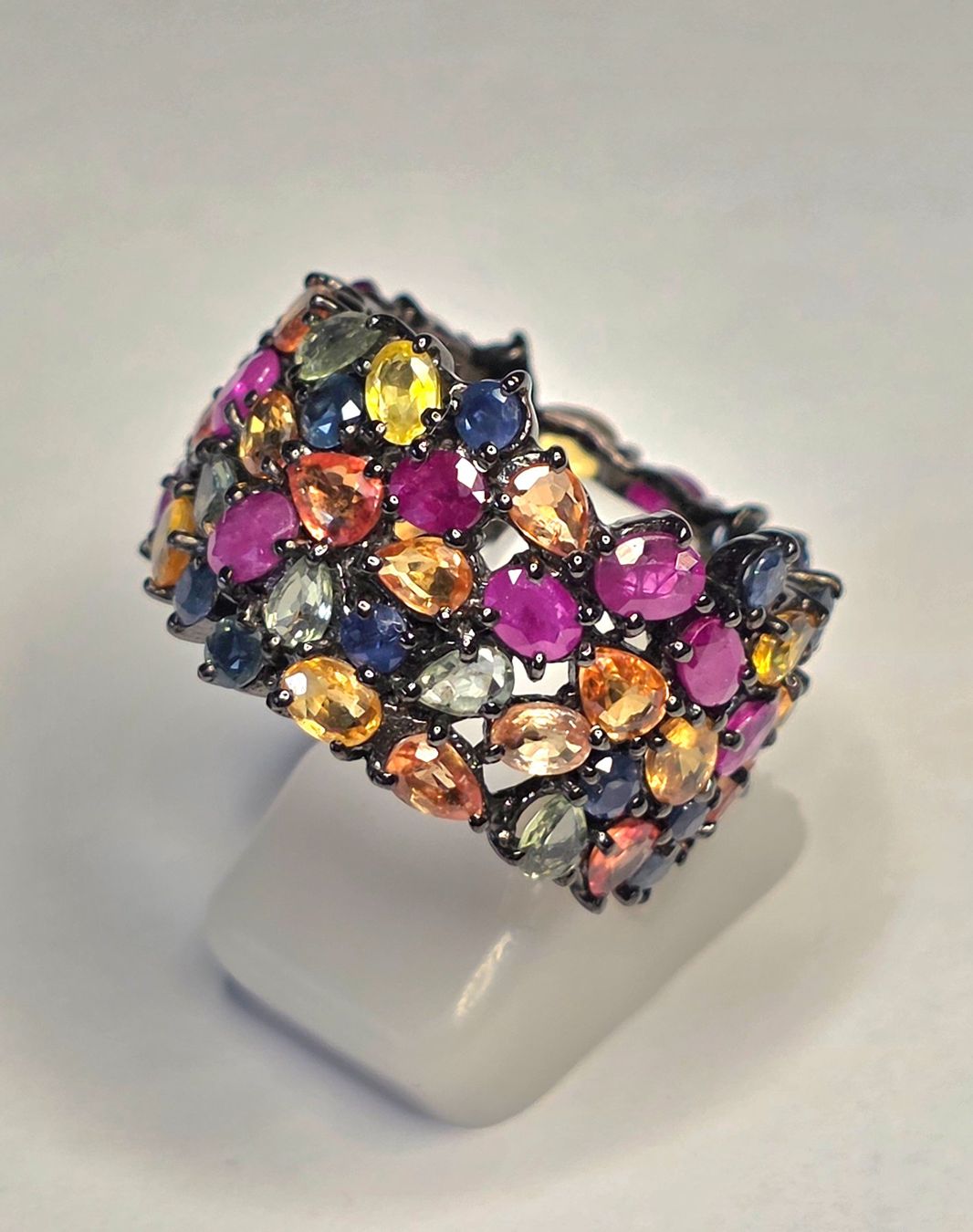 Bagues: Safir Rubin Eternity Fingerring – Neuf (Voir description) à Zürich par adriben 8