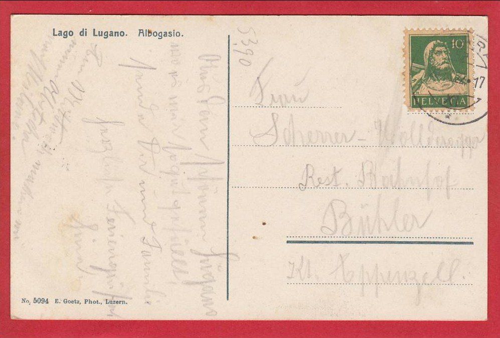 Cartes postales: ALBOGASIO 1922 – D'occasion à Grüningen par Kartenlaube 1