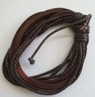 Lederarmband braun (neu, OVP)
