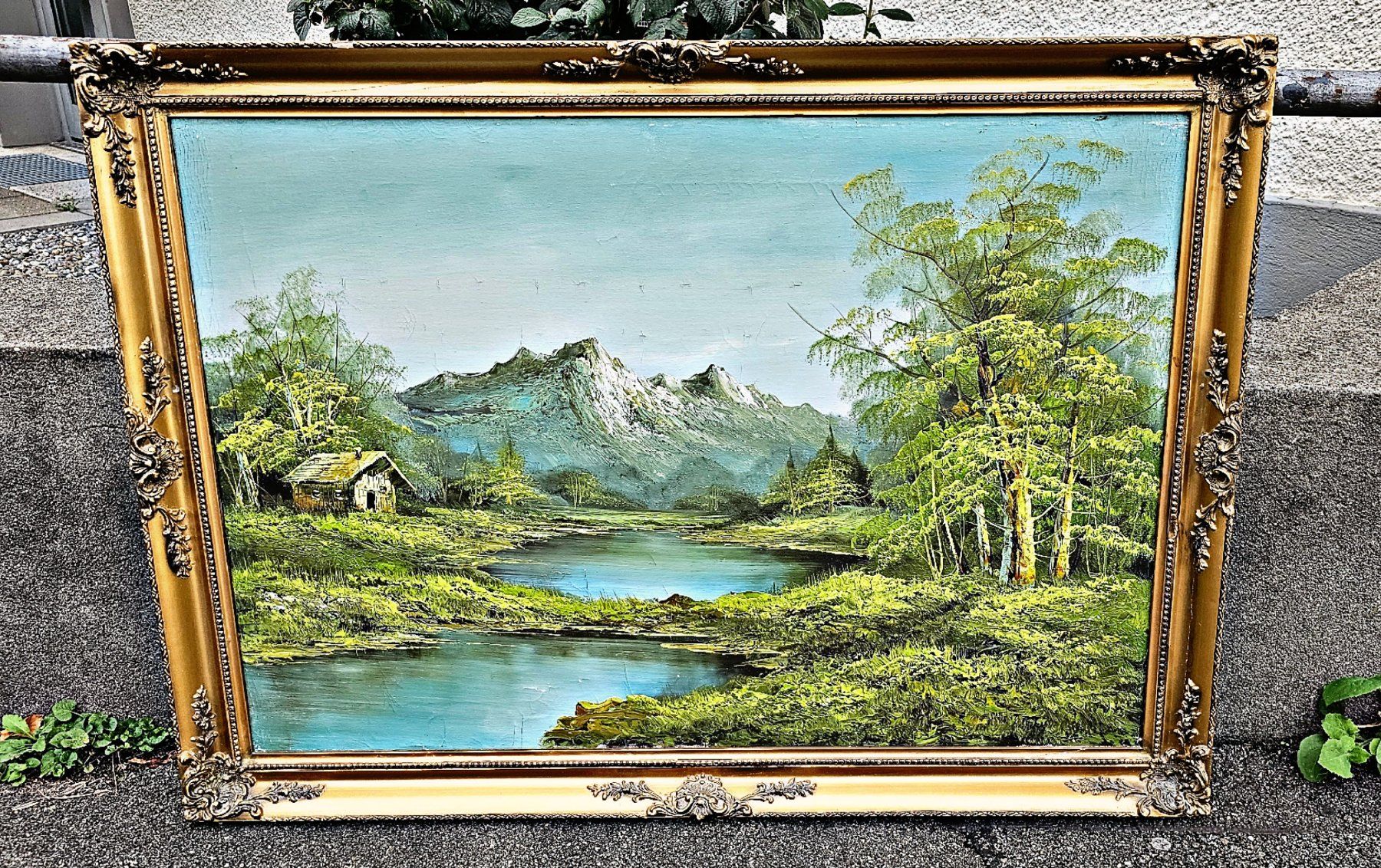 Dipinti: Wundervolles antikes Ölgemälde 103x75 – Usato da Zürich venduto da Melossoap