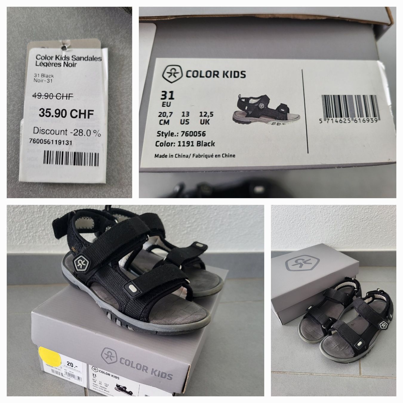 Schuhe für Jungen: Sandalen gr. 31 Color Kids – Gebraucht aus Boswil von i12i 3