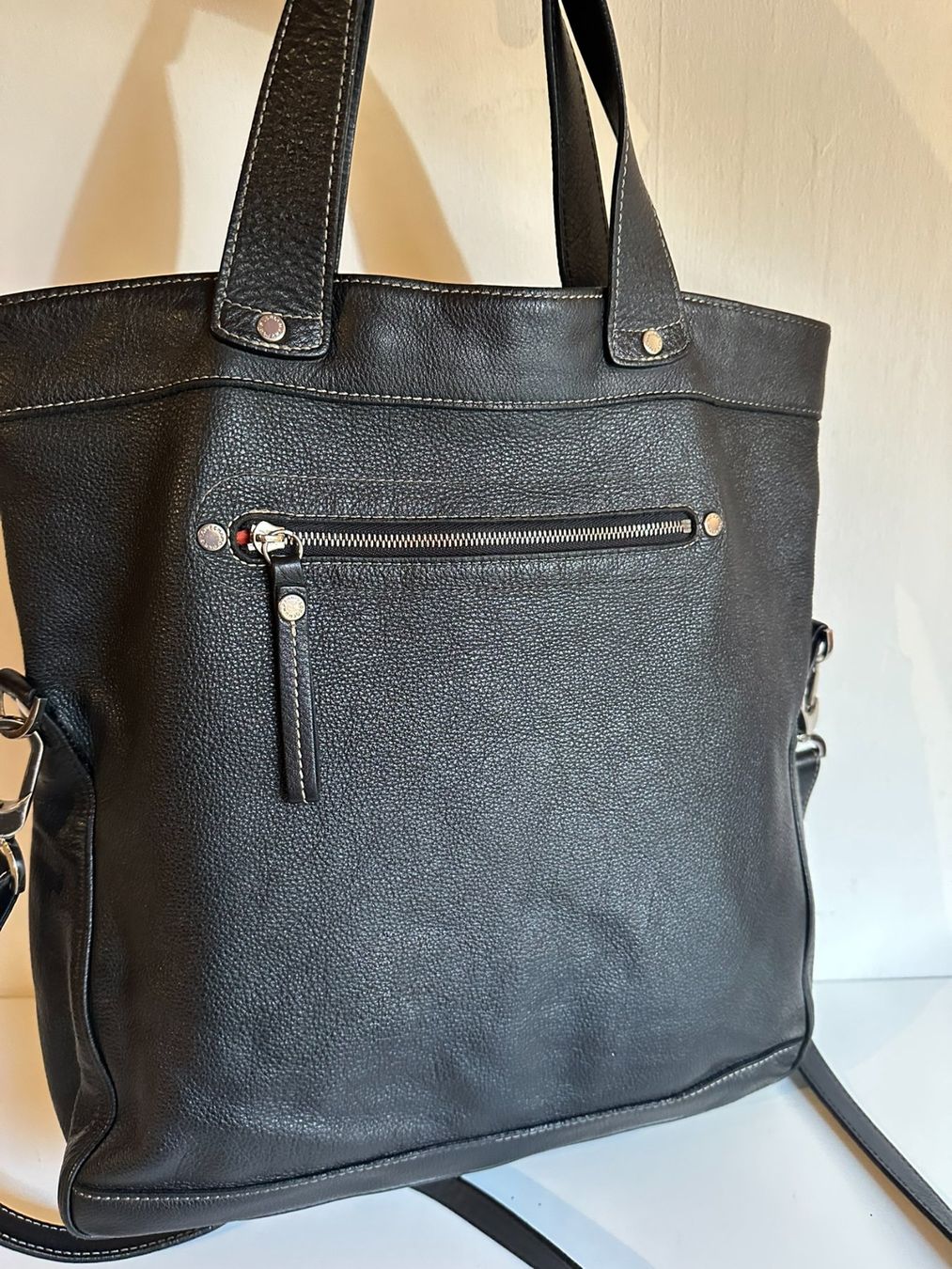 Longchamp Taschen für Damen: Sac cabas modulable LONGCHAMP cuir grainé noir – Gebraucht aus Bernex von euma1976 1