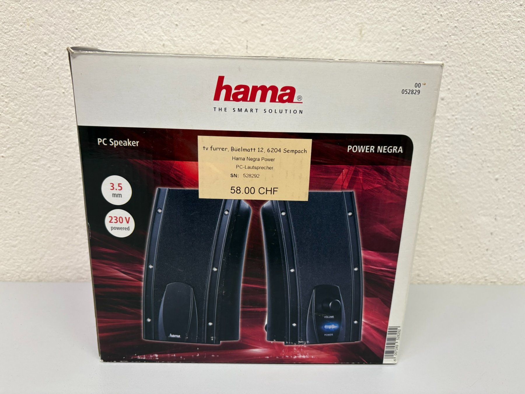 Hama Lautsprecher: Hama Negra Power PC-Lautsprecher – Neu (gemäss Beschreibung) aus Hochdorf von av-electronics