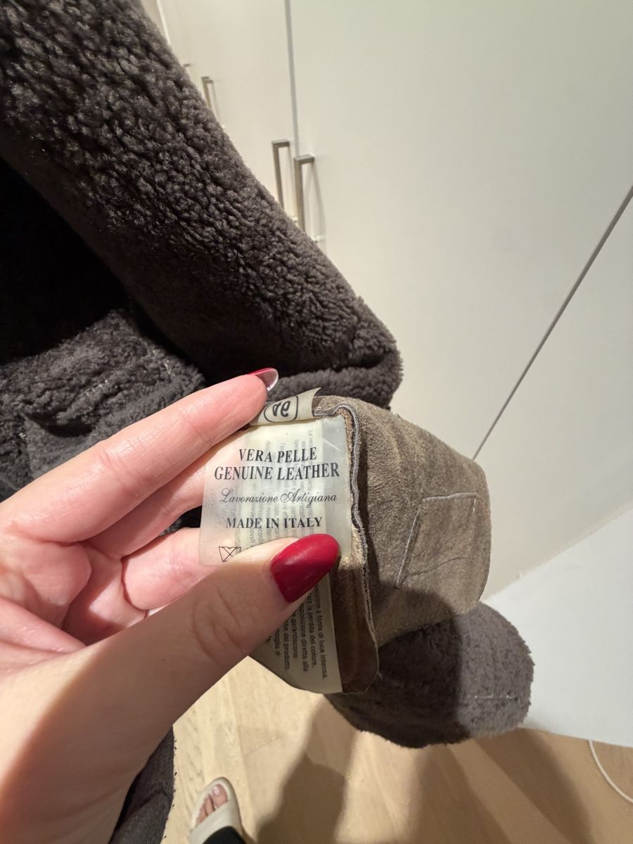Cappotti: Lammfellmantel | braun | Echtleder Made  – Usato da Wettingen venduto da Lamadeux 4