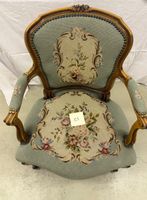 Sessel Louis XV Stil bestickt Gobelin gebraucht