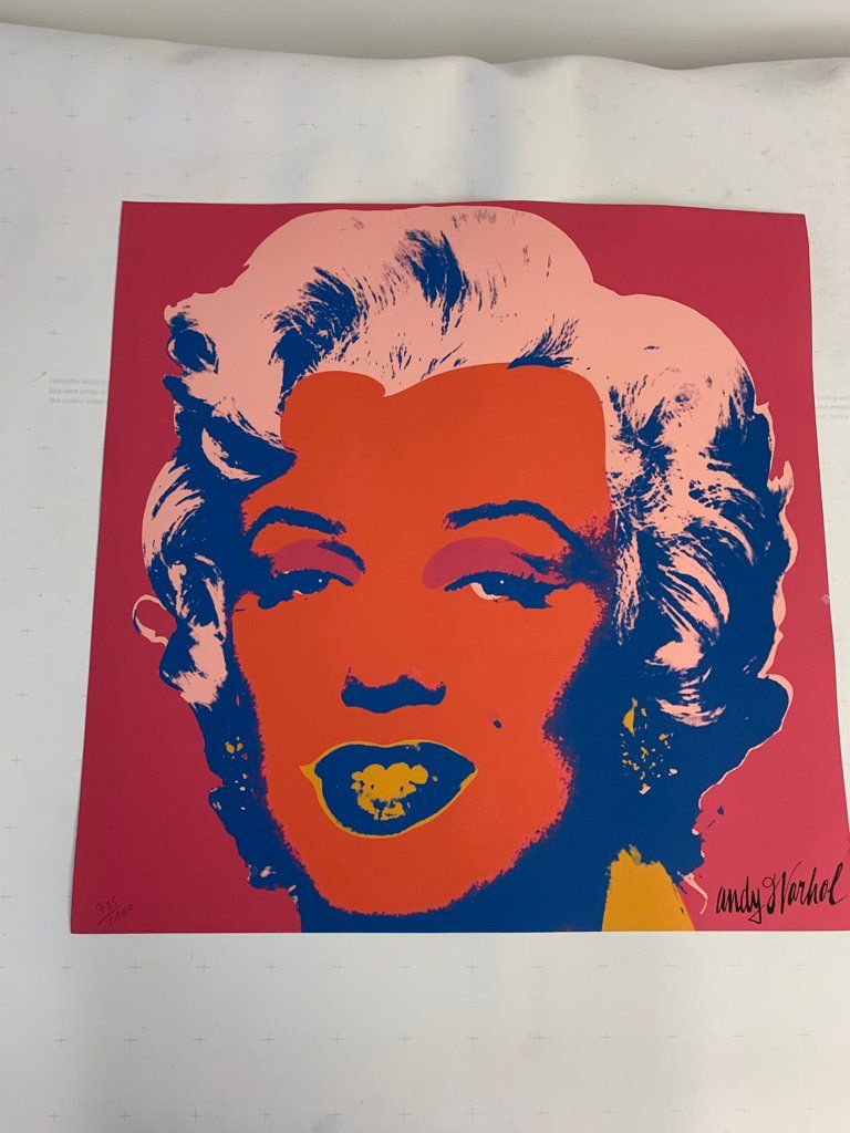 Grafiken & Lithographien: Litographie Marylin von Andy Warhol – Gebraucht aus Rotkreuz von futoo
