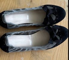 Ballerinas schwarz/ grau GR: 37 Navyboot