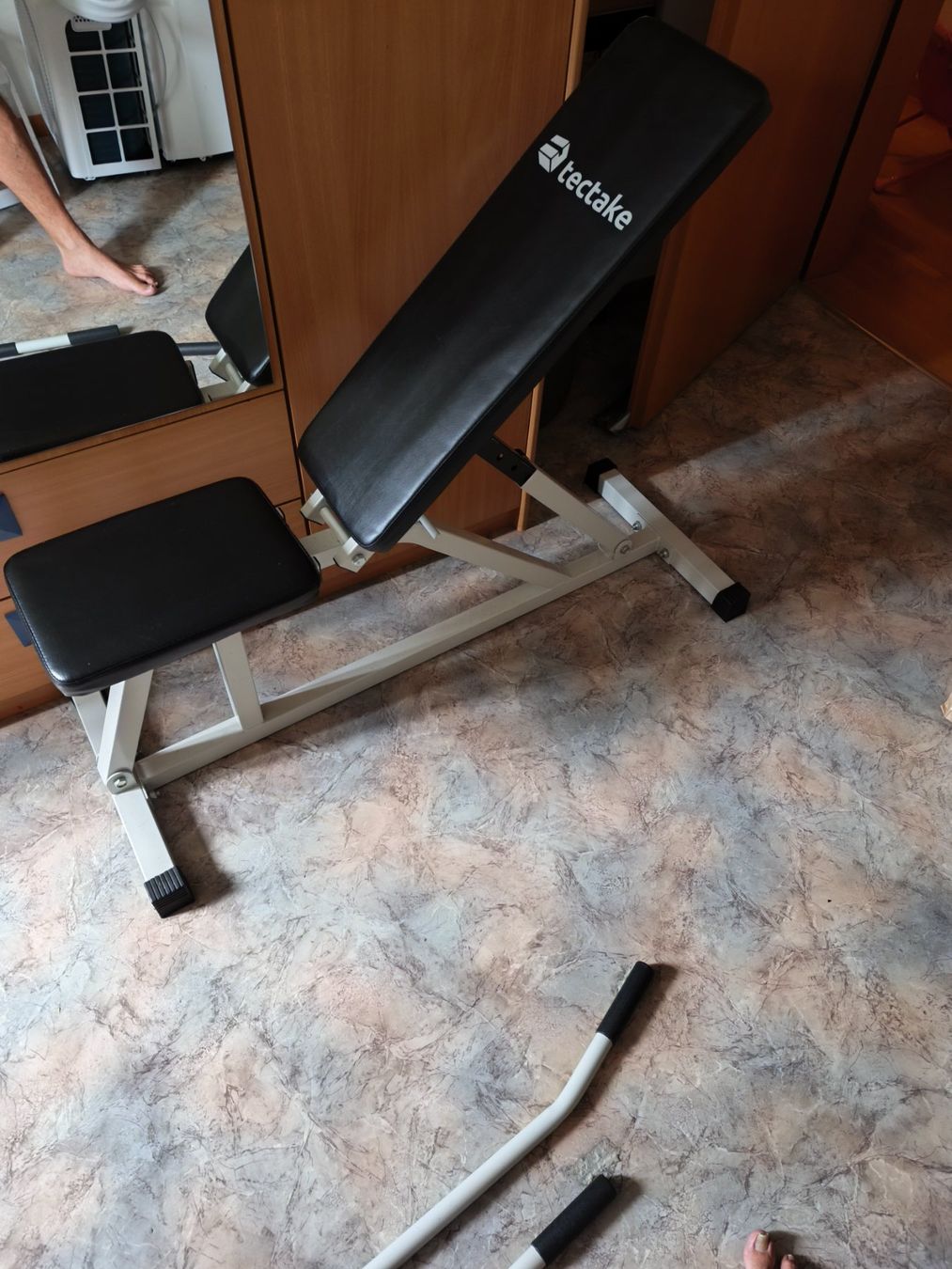 Vélos d'appartement: Hantelbank tectake verstellbar gebraucht – D'occasion à Vilters par Vils01