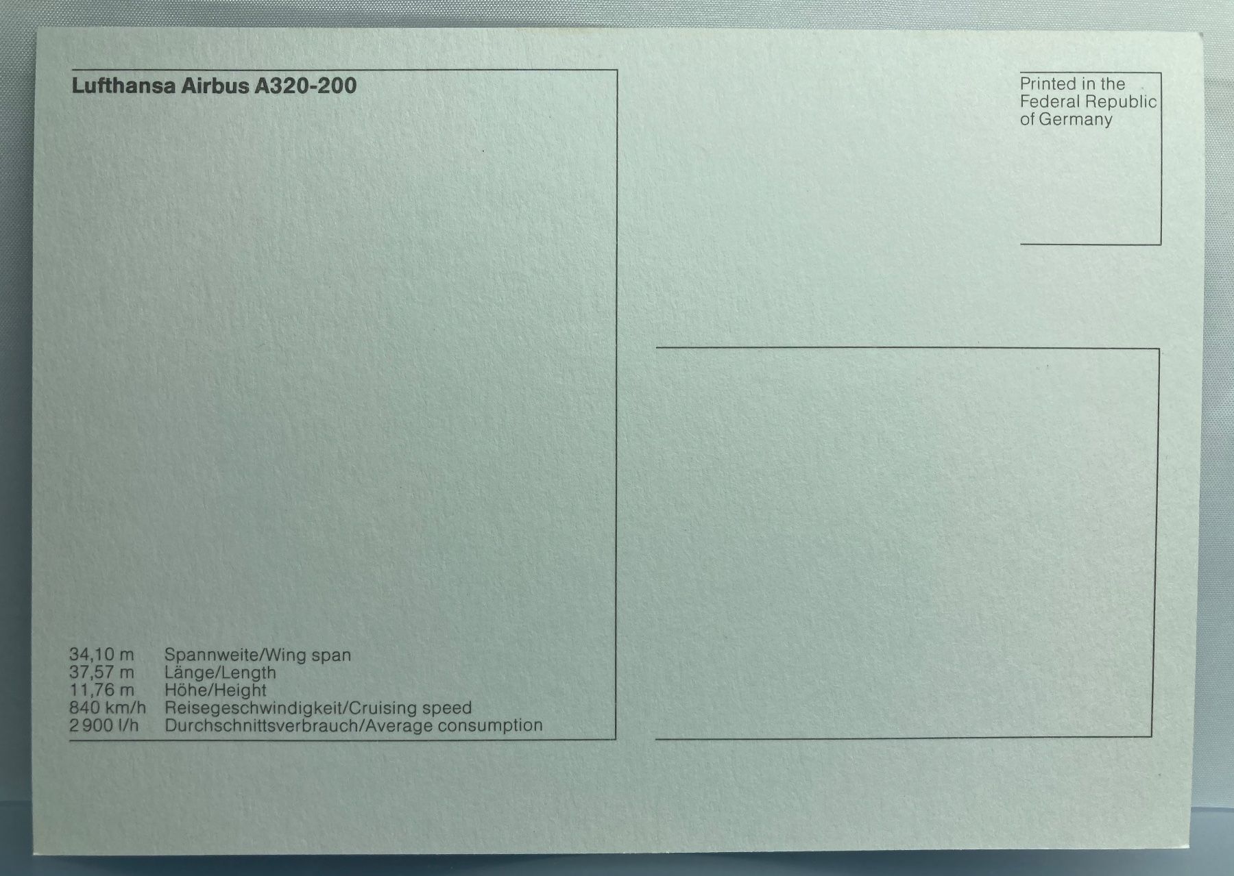 Cartoline postali: Postcard Airbus A320-200 – Usato da Lugano venduto da sel_x7bg 1
