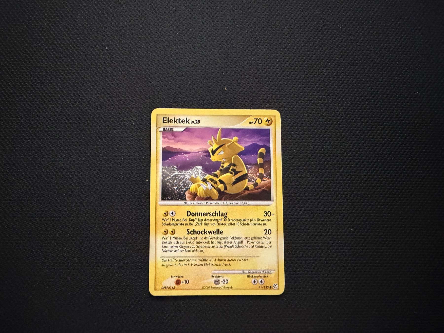 Pokémon Sammelbilder & Trading cards: Elektek 81/130 – Gebraucht aus Zürich von mountainwizard00