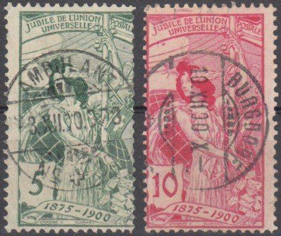 Tutti i francobolli: SBK 77C - 78C mit Vollstempel – Usato da Bürglen TG venduto da StampGraf