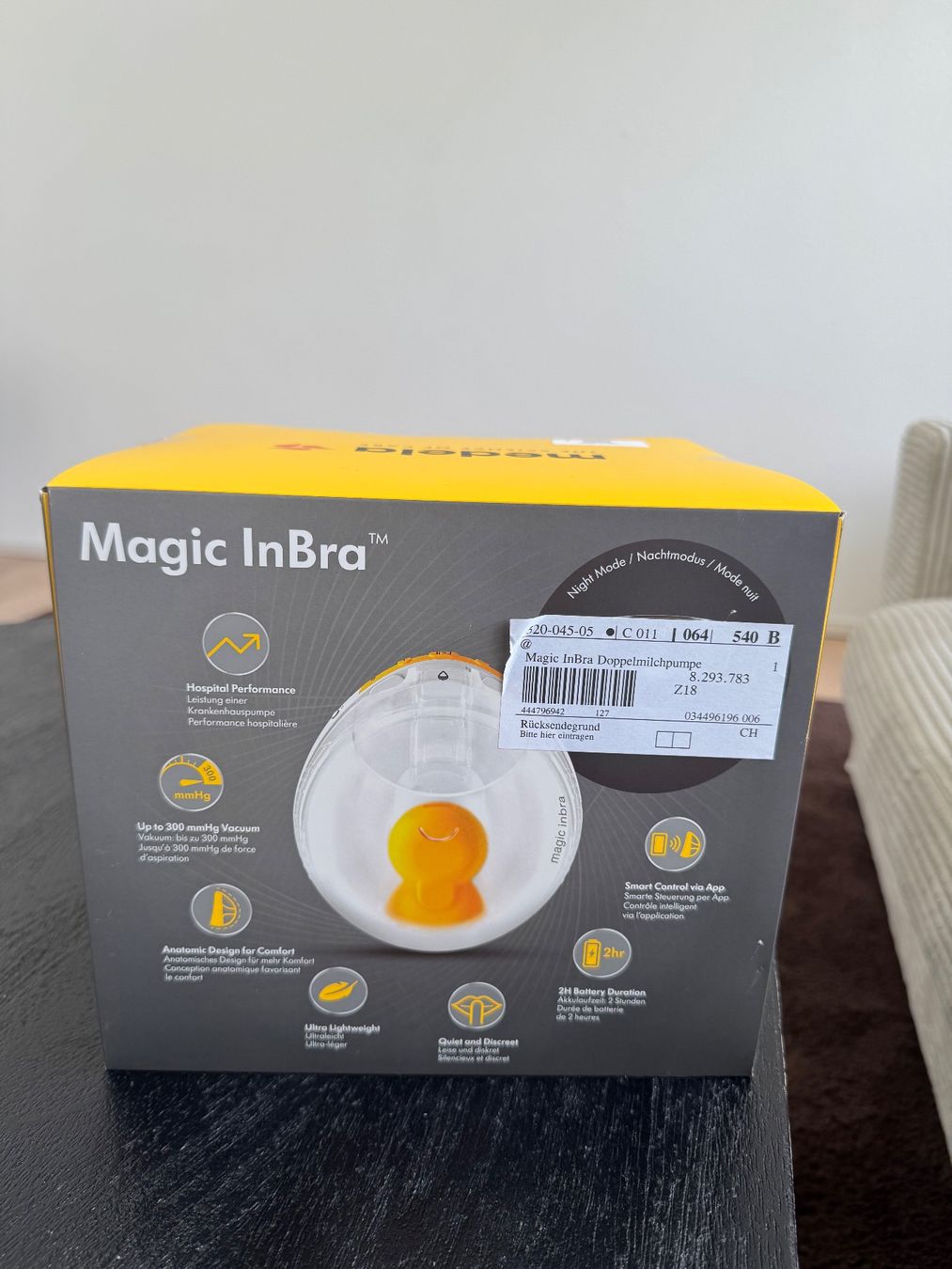 Medela Accessori per l’allattamento: Medela Magic in Bra Doppel- Milchpumpe – Nuovo e nell'imballaggio originale da Neuhausen venduto da Alran015 5