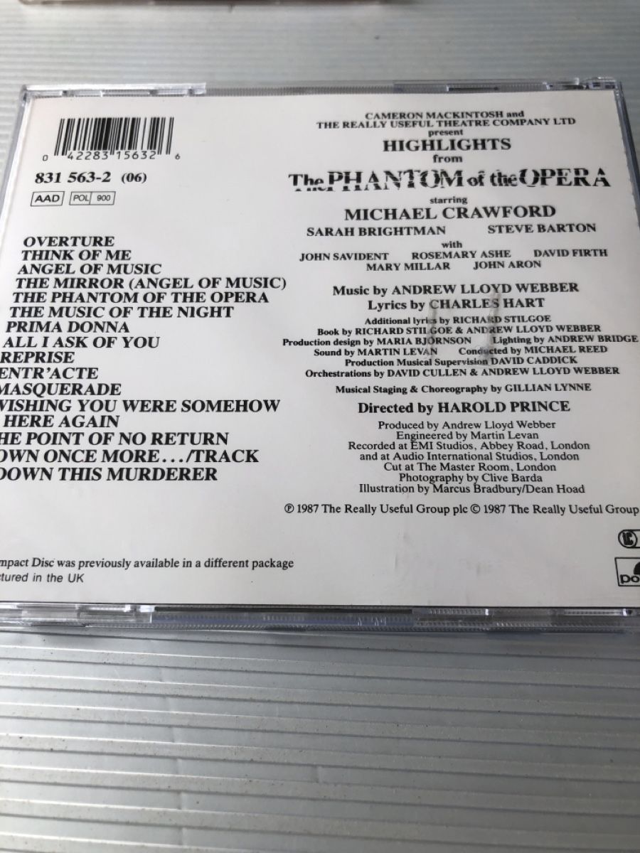 CDs: Phantom of the Opera CD  Gold Edition – Gebraucht aus Flaach von rubo7 2