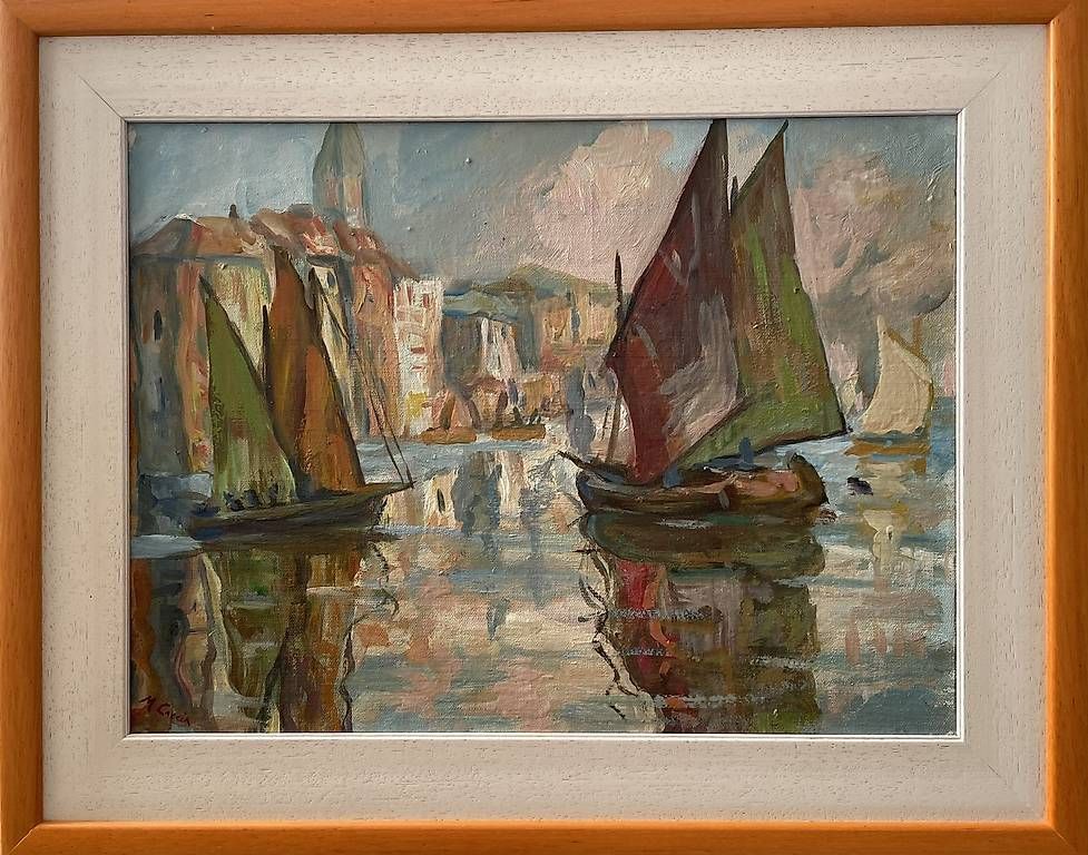 Dipinti: Bel quadro luminoso, veliero – Usato da Morbio Superiore venduto da finalmar 3