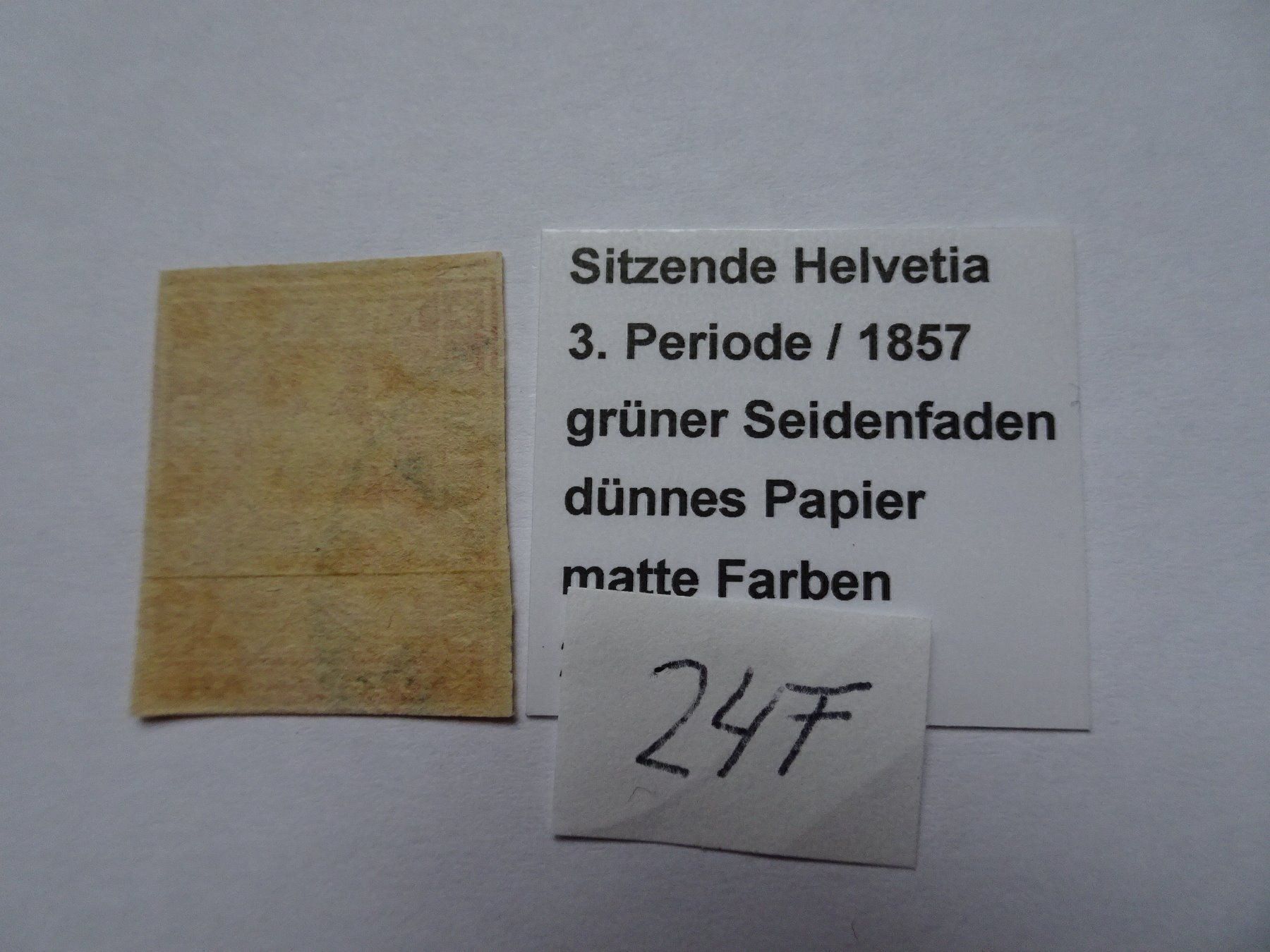Tous les timbres: 15er-Strubel 1857 – D'occasion à Aadorf par Chnorli-Furz 1