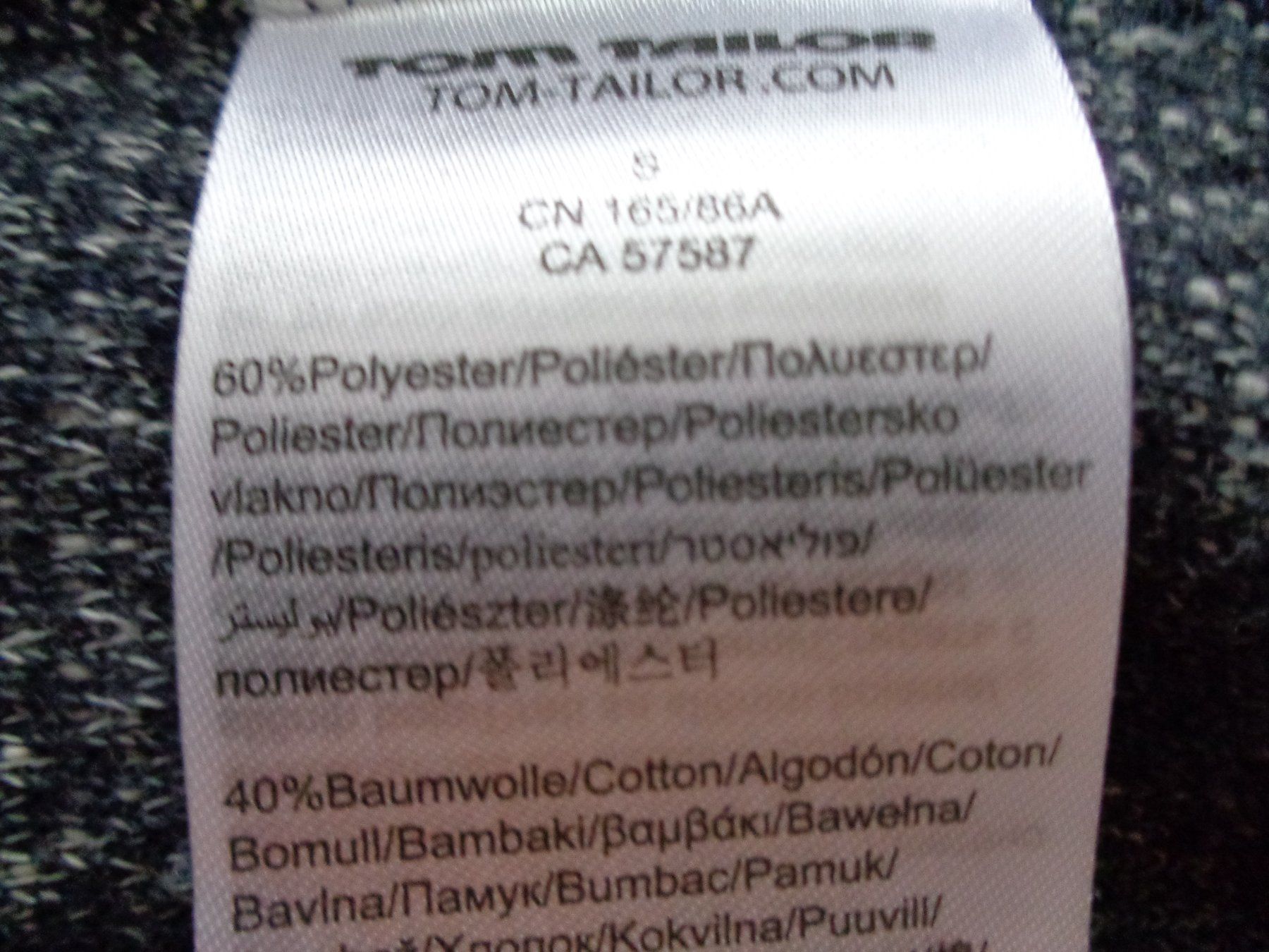 Tom Tailor Giacche: TOM TAILOR JÄCKLI GR.S NEUWERTIG – Usato da Rotkreuz venduto da Samballi 4