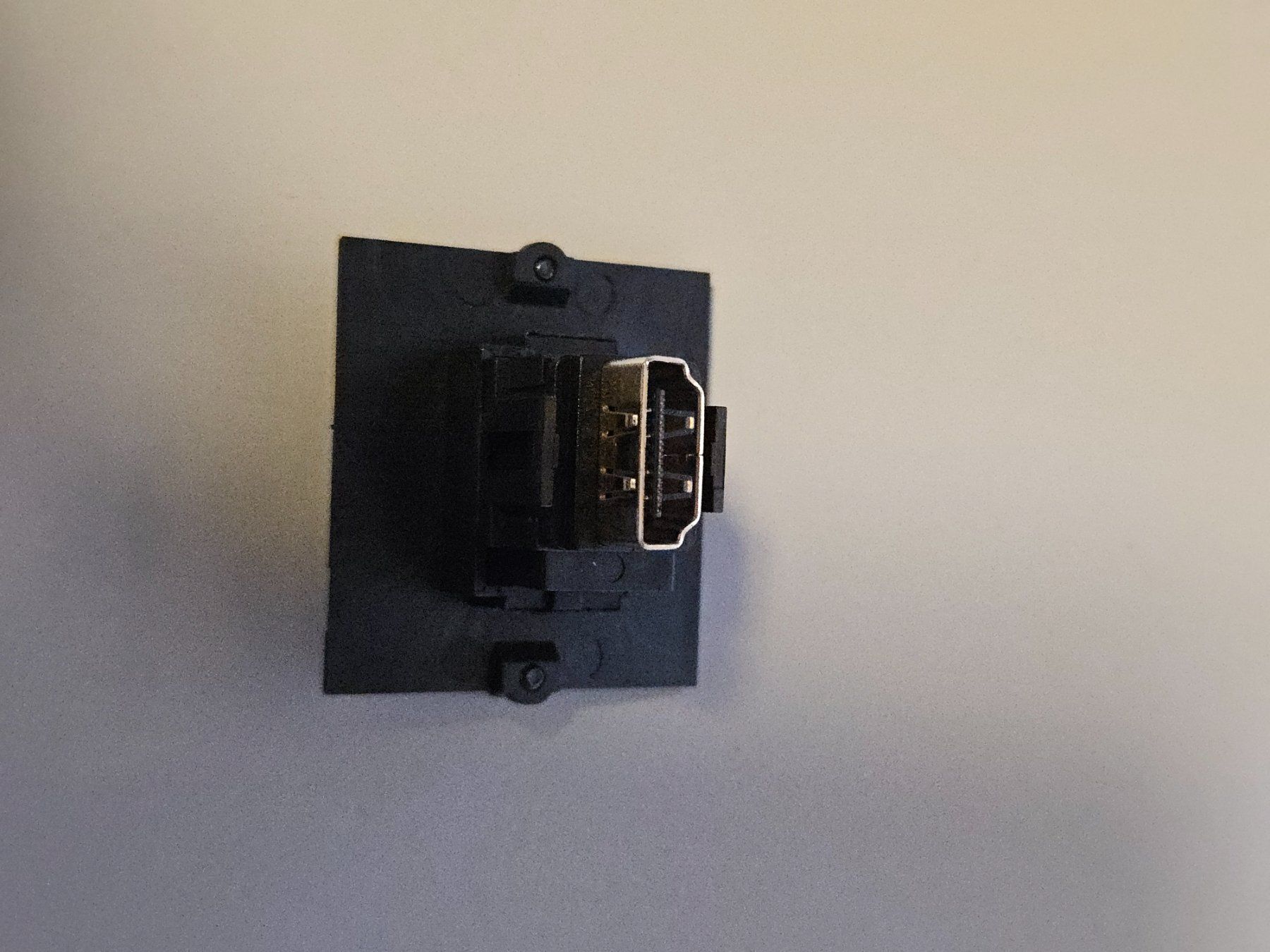 Fiches d'alim.: Bachmann HDMI Durchführung mit Abdeckplatte 2 – D'occasion à Zürich par Miscellaneous_ 1