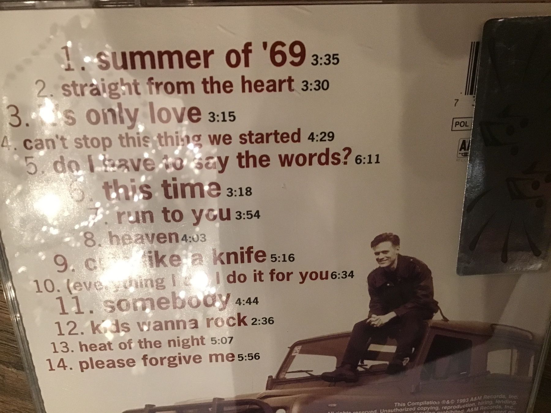 CD: Bryan Adams - So Far So Good CD - Top Hits – Usato da Thierachern venduto da sweden08 1