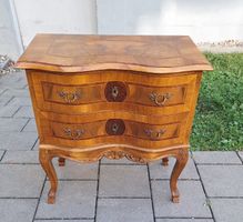Antik Biedermeier Barocker Stil Nachttisch 2 Schublade 19Jh 