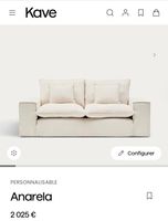 Canapé convertible 2-3 places Kave Home